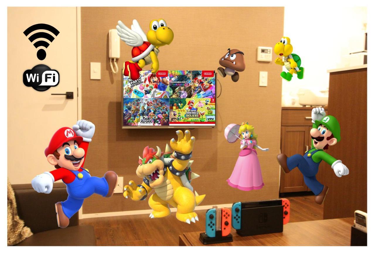Apartment #3南海なんば駅より徒歩８分/wi-fiあり/nintendo Switchあり/４ベッド Osaka